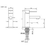 Brushed Nickel Basic Round Bathroom Basin Mixer Laundry Vanity Sink Faucet Tap - Image 9