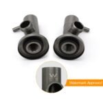 Gun Metal Grey Washing Machine 1/4 Turn Hot Cold Water Mixer Tap Set Watermark - Image 3