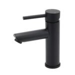 WELS Black 7.5L/min Kitchen Laundry Round Basin Mixer Vanity Sink Faucet Tap Set