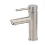 WELS Kitchen Laundry Round Basin Mixer Vanity Sink Faucet Tap Nickel Brushed Set