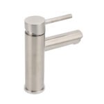 WELS Kitchen Laundry Round Basin Mixer Vanity Sink Faucet Tap Nickel Brushed Set - Image 3