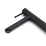WELS Matt Black Round Tall Basin Mixer Vanity Bathroon Sink Tap Laundry Faucet - Image 5