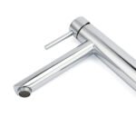 WELS 7.5L/m Round Tall Laundry Basin Mixer Vanity Sink Faucet Tap Polish Chrome - Image 5
