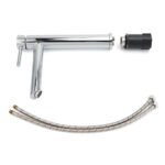 WELS 7.5L/m Round Tall Laundry Basin Mixer Vanity Sink Faucet Tap Polish Chrome - Image 7