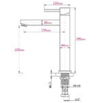 WELS Bathroom Laundry Round Basin Mixer Vanity Sink Faucet Tap Silver Brushed - Image 8