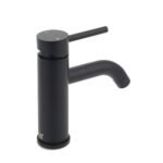 WELS Kitchen Laundry Round Standard Basin Mixer Vanity Sink Faucet Tap Black Set - Image 3