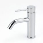 WELS Round Curve Kitchen Laundry Short Basin Mixer Vanity Sink Faucet Tap Chrome