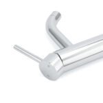 WELS Round Curve Kitchen Laundry Short Basin Mixer Vanity Sink Faucet Tap Chrome - Image 5