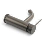 WELS Gun Metal Grey Kitchen Laundry Round Basin Mixer Vanity Sink Faucet Tap Set - Image 6