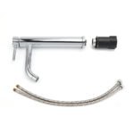 WELS Chrome Tall Basin Kitchen Laundry Mixer Vanity Sink Faucet Tap Curve Outlet - Image 7
