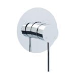 Watermark Round Pin Lever Hot Cold Water Mixer Bathroom Shower Tap Valve Chrome