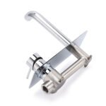 WELS Chrome Round Wall Mounted Basin Vanity Mixer Bath Tub Bubble Faucet Spout - Image 5