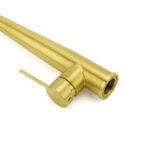 Brushed Gold Round Kitchen Mixer Sink Tap 360 Swivel Basin Laundry Faucet Spout - Image 5