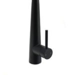 Round Matt Black Pull Out Kitchen Sink Tap Laundry Basin Mixer 2 Way Spout Set - Image 5