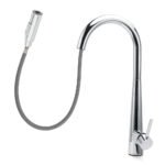 WELS Chrome 360 Swivel Pull Out Kitchen Tap Sink Mixer Faucet Spout 2 Way Outlet - Image 2