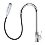 WELS Chrome 2 Modes Spray Pull Out Kitchen Swivel Faucet Sink Tap Laundry Mixer - Image 2