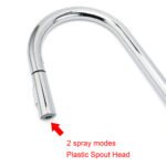 WELS Chrome 2 Modes Spray Pull Out Kitchen Swivel Faucet Sink Tap Laundry Mixer - Image 4