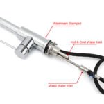 WELS Chrome 2 Modes Spray Pull Out Kitchen Swivel Faucet Sink Tap Laundry Mixer - Image 6
