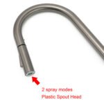 WELS Gun Metal Pull Out Kitchen Sink Tap Basin Mixer Faucet Flexible 2 Way Spout - Image 4