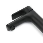 WELS Matt Black Basin Mixer Bathroom Vanity Laundry Sink Flick Faucet Tap Valve - Image 4