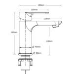 WELS Bathroom Vanity Kitchen Laundry Round Chrome Basin Mixer Sink Faucet Tap - Image 8