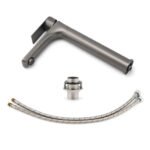 WELS Gun Metal Grey Round High Rise Basin Mixer Bathroom Vanity Faucet Tapware - Image 6