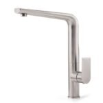 Brushed Nickel New Design Kitchen Mixer Sink Tap Laundry Faucet Swivel Spout - Image 3