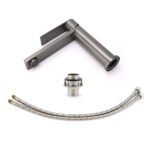 Gun Metal Rounded Square Short Basin Mixer Vanity Sink Faucet Laundry Spout Tap - Image 7