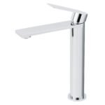 WELS Polished Chrome Tall Basin Mixer Vanity Sink Faucet Spout Laundry Flat Tap - Image 2