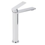 WELS Polished Chrome Tall Basin Mixer Vanity Sink Faucet Spout Laundry Flat Tap - Image 3