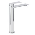 WELS Polished Chrome Tall Basin Mixer Vanity Sink Faucet Spout Laundry Flat Tap - Image 4