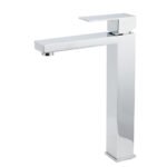 WELS 6L/m Square 310mm Tall Basin Vessel Mixer Faucet Tap Kitchen Laundry Chrome