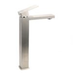 WELS Square Tall Basin Vessel Mixer Faucet Tap Kitchen Laundry Brushed Nickel - Image 3