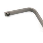 WELS Gun Metal Square Gooseneck Swivel Laundry Kitchen Mixer Faucet Sink Tap Set - Image 4