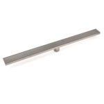 Bathroom Stainless Steel 800mm Strip Fence Shower Grate Floor Drain 50mm Outlet