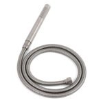 WELS Brushed Nickel Dual Shower Set Sliding Rail Arm Large 12" Round Head Handheld Small Face Mixer - Image 7