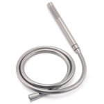 Brushed Nickel Round 12" SUS Rain Head Metal Handheld Shower Sliding Rail Arm Chrome Set + Twin Taps - Image 7