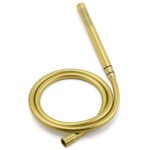 Brushed Gold 12" Large Shower Head One Spray Mode Handheld Rose Sliding Rail Arm Round Mixer Set - Image 8
