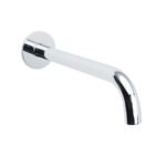 Polisehd Chrome Round 250mm Long Water Filler Spout Bath Tub Wall Mounted Outlet - Image 3