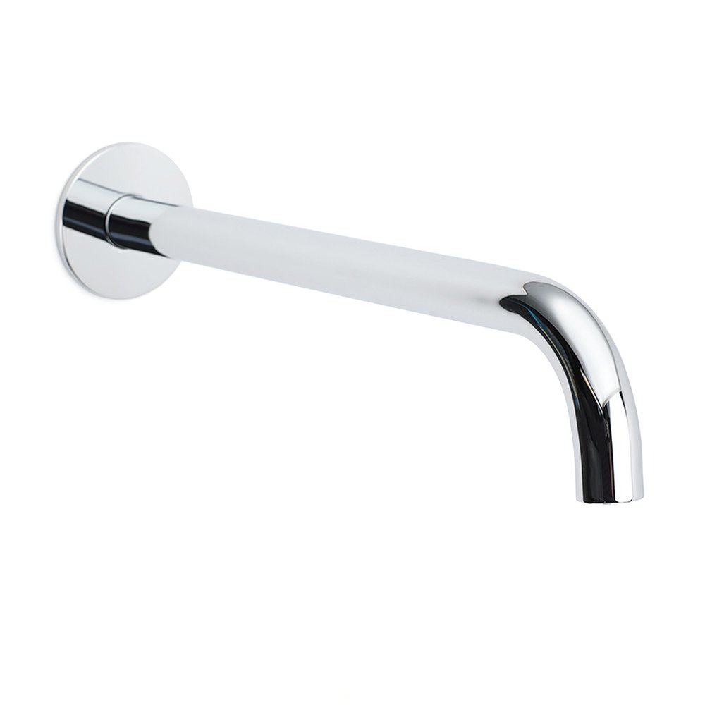 V1233-SP60530CR-202602062041-00 300mm Extra Long Wall Mounted Chrome Round Extention Bathtub Filler Spout Outlet - Image 1