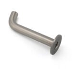 Gun Metal Grey Round Bathtub Spout Basin Curve Faucet Bubble Wall Mounted Outlet - Image 5