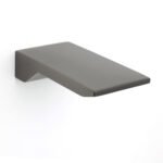 Gun Metal Grey Square Stainless Steel Bathtub Flat Spout Waterfall Filler Outlet - Image 3