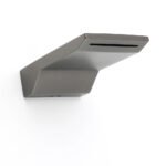 Gun Metal Grey Square Stainless Steel Bathtub Flat Spout Waterfall Filler Outlet - Image 4