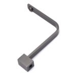 Gun Metal Square Bathroom Swivel Spout Gooseneck Arm Bathtub Filler Tap Outlet - Image 5