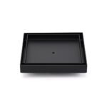 Watermark Black 150x150mm Tile Insert Floor Drain Shower Grate 80mm Waste Outlet