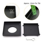 Watermark Black 150x150mm Tile Insert Floor Drain Shower Grate 80mm Waste Outlet - Image 3