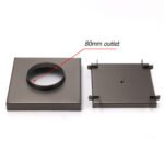 Bathroom Gun Metal 150mm Tile Insert Floor Drain Shower Grate 80mm Waste Outlet - Image 4