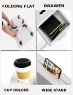 Laptop Bed Desk with Storage and foldable legs for Adults, Kids & Home Office - Image 8