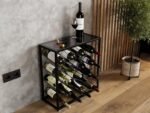 Freestanding Metal Wine Rack for 25 Bottles - Image 3