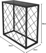 Freestanding Metal Wine Rack for 25 Bottles - Image 8